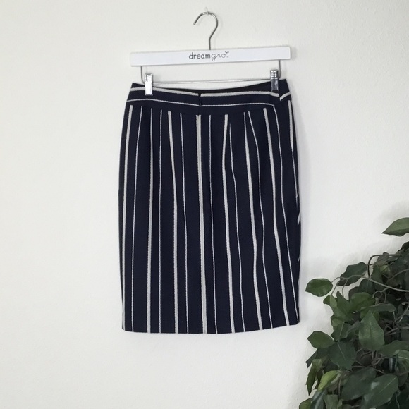 Loft Striped Pencil Skirt - Picture 7 of 7